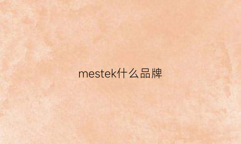 mestek什么品牌(meetmetor什么牌子)