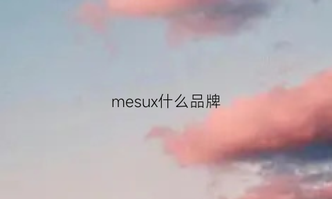 mesux什么品牌