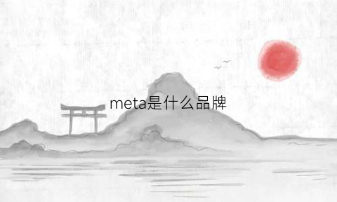 meta是什么品牌