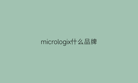 micrologix什么品牌(micrologix1000)