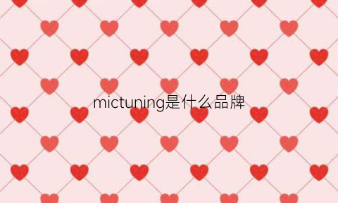 mictuning是什么品牌