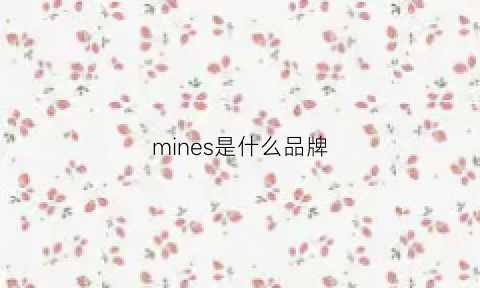 mines是什么品牌(minelli是什么牌子)