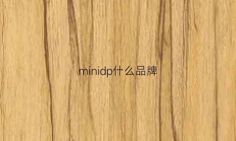 minidp什么品牌