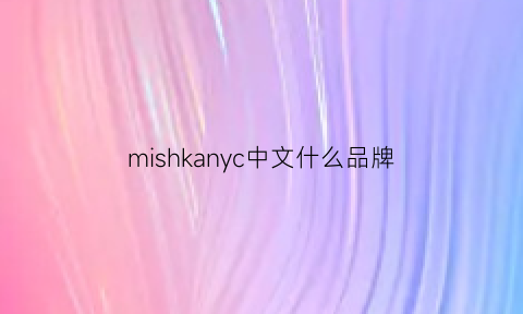 mishkanyc中文什么品牌(mishka属于什么档次)