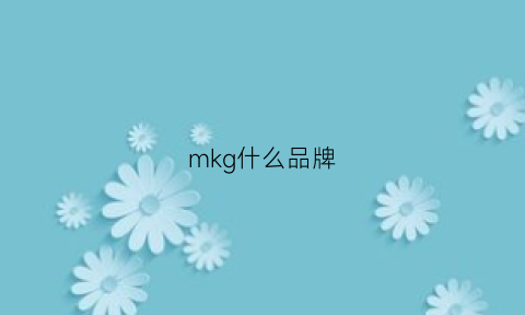 mkg什么品牌