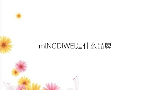 mlNGDlWEl是什么品牌(mldun是什么品牌)