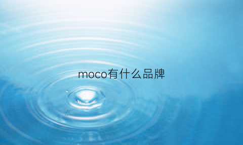 moco有什么品牌(moco相关品牌)