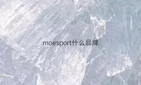 moesport什么品牌(moes是什么牌子)