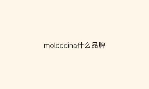 moleddina什么品牌(moldino什么品牌)