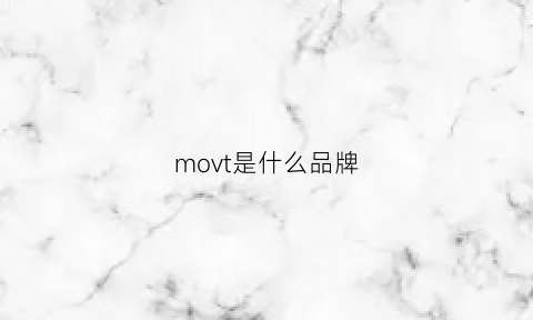 movt是什么品牌