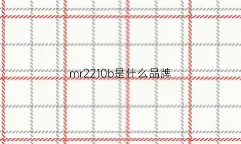 mr2210b是什么品牌(mrms201a-001)