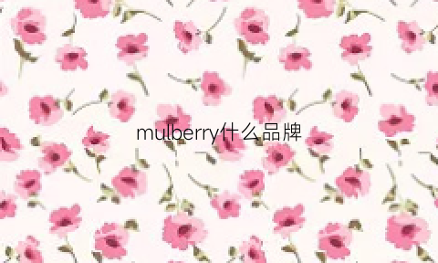 mulberry什么品牌(mulberry是奢侈品牌吗)