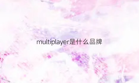 multiplayer是什么品牌