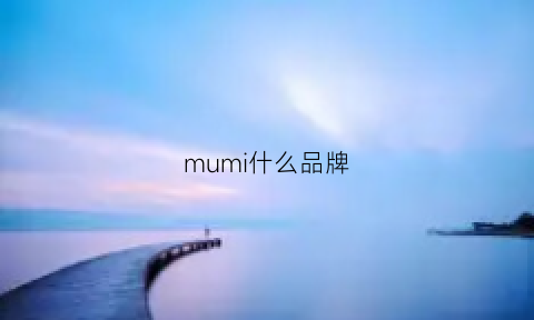 mumi什么品牌(mimo品牌)