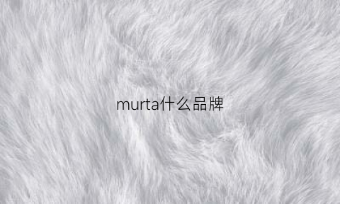 murta什么品牌(muratec什么品牌)