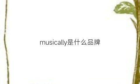 musically是什么品牌