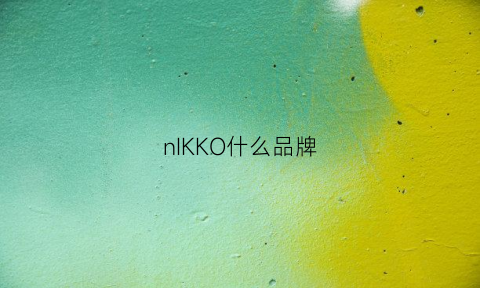 nIKKO什么品牌(nikkei是什么牌子)