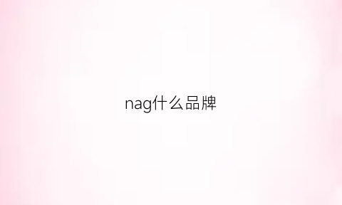 nag什么品牌(naga是什么牌子)