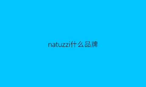 natuzzi什么品牌(natuzzilogo)