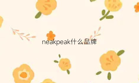 neakpeak什么品牌