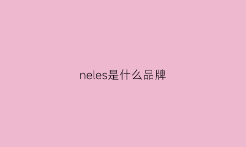 neles是什么品牌