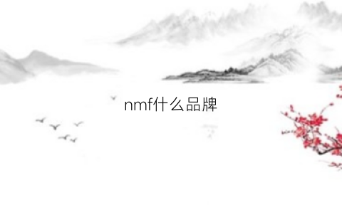 nmf什么品牌