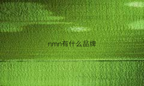 nmn有什么品牌