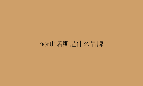 north诺斯是什么品牌