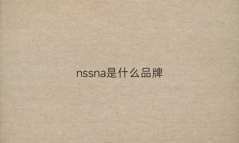 nssna是什么品牌(nsw是什么品牌)