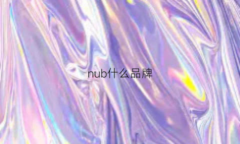 nub什么品牌(nunnbush是什么牌子)