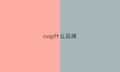 nvip什么品牌(nviforce是什么牌子)