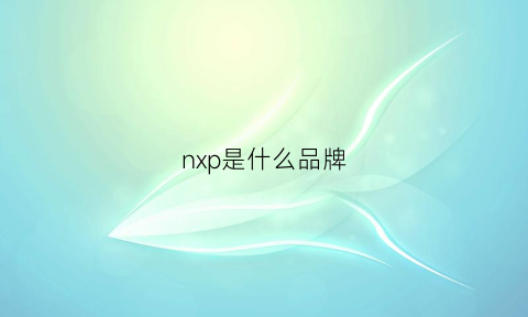 nxp是什么品牌(nxc是什么牌子)