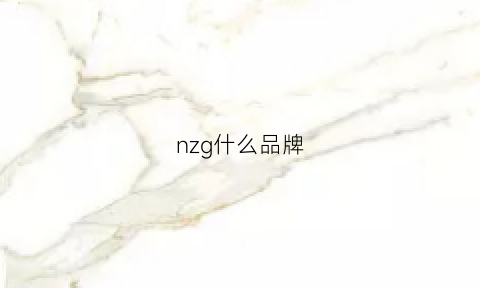 nzg什么品牌(nzong是什么牌子)