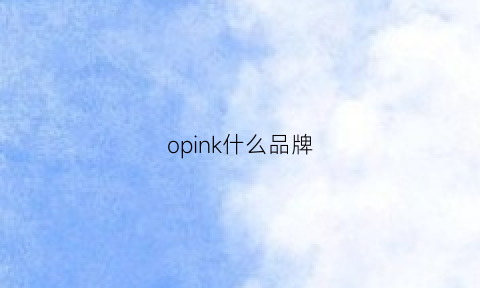 opink什么品牌(oplink是什么公司)