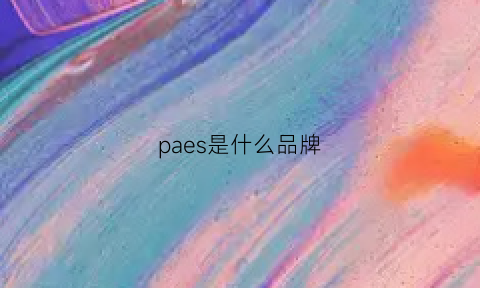 paes是什么品牌(paris是什么牌子)