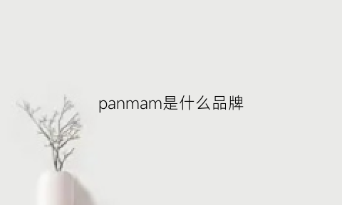 panmam是什么品牌