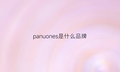 panuones是什么品牌