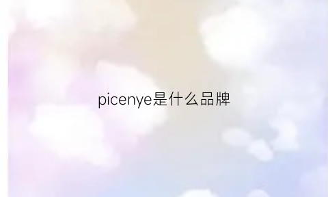 picenye是什么品牌