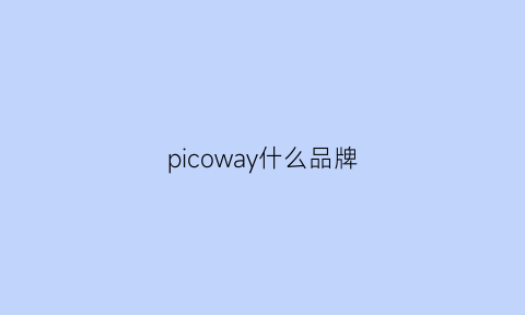 picoway什么品牌