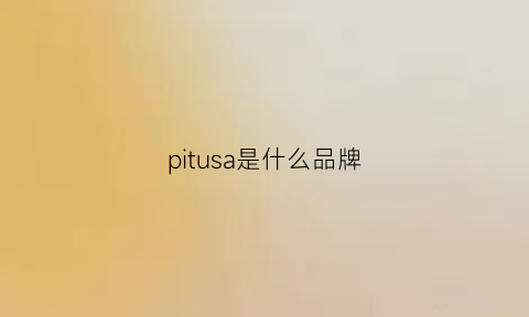 pitusa是什么品牌