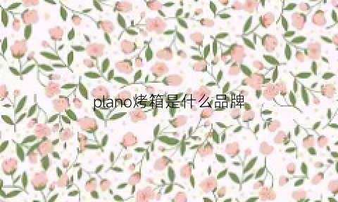 plano烤箱是什么品牌