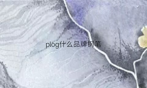 plog什么品牌钢笔(钢笔品牌parker)