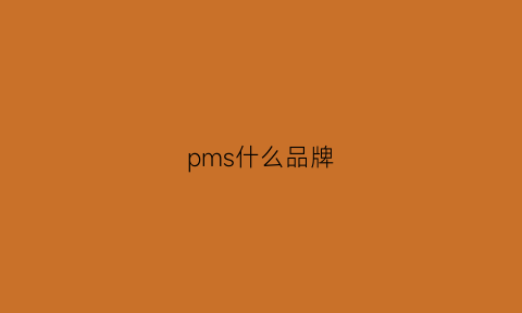 pms什么品牌