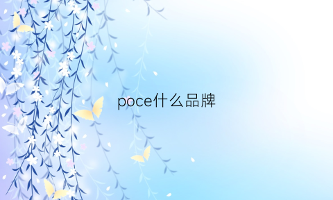 poce什么品牌