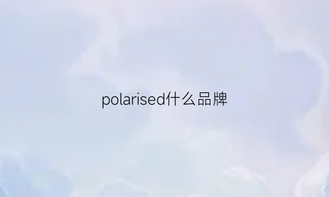 polarised什么品牌