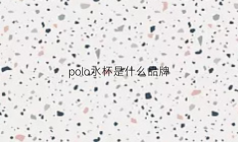 polo水杯是什么品牌(polo保温杯是什么牌子)