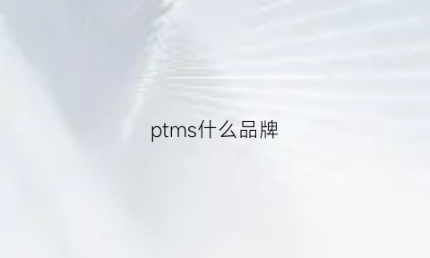 ptms什么品牌