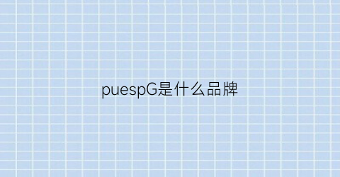 puespG是什么品牌(puegg品牌)