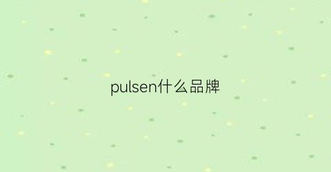 pulsen什么品牌(pulsar是什么牌子)