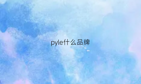 pyle什么品牌(pylones是什么牌子)